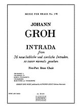 Johann Groh Notenblätter Intrada