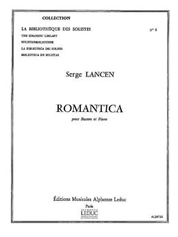 Serge Lancen Notenblätter Romantica