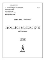 Marc Berthomieu Notenblätter Florilège Musical no.10