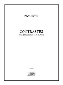Ivan Jevtic Notenblätter CONTRASTES POUR CLARINETTE SIb ET