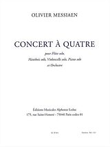Olivier Messiaen Notenblätter Concert à quatre pour flute, oboe