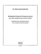 M. William Karlins Notenblätter Introduction et passacaille