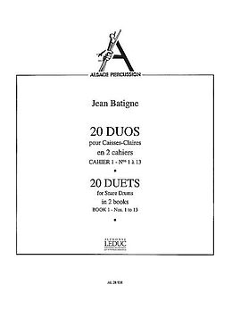 Jean Batigne Notenblätter 20 DUOS VOL.1 (NOS.1-13) POUR