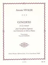 Antonio Vivaldi Notenblätter Concerto la mineur