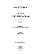 César Franck Notenblätter Loeuvre pour harmonium vol.1