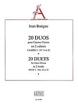 Jean Batigne Notenblätter 20 Duos vol.2