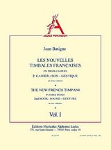 Jean Batigne Notenblätter Les nouvelles timbales francaises vol.2,1