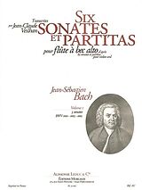 Johann Sebastian Bach Notenblätter 6 sonates et partitas vol.1