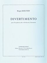 Roger Boutry Notenblätter Divertimento