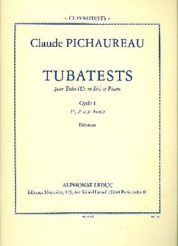 Claude Pichaureau Notenblätter TUBATESTS VOL.1 POUR TUBA EN UT OU