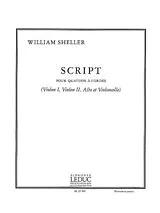 William Sheller Notenblätter Script