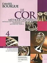 Daniel Bourgue Notenblätter Le cor vol.4 méthode universelle