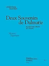 Christian Manen Notenblätter 2 Souvenirs de Dalmatie