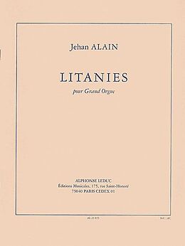Jehan Artiste Alain Notenblätter Litanies