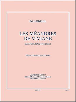 Éric Ledeuil Notenblätter Les méandres de Viviane pour flute