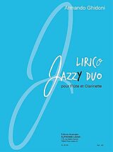 Armando Ghidoni Notenblätter Lirico jazzy Duo pour flute et clarinette