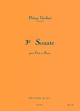 Philippe Gaubert Notenblätter Sonate no.3