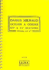Darius Milhaud Notenblätter Octuor à cordes