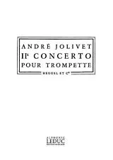 André Jolivet Notenblätter Concerto no.2 pour trompette