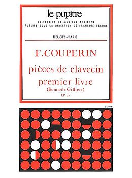 Francois (le grand) *1668 Couperin Notenblätter Pièces de clavecin vol.1