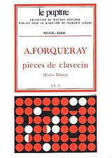 Antoine Forqueray Notenblätter Pièces de clavecin