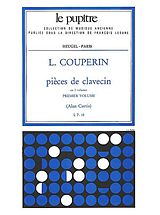 Louis Couperin Notenblätter Pièces de clavecin vol.1