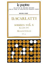 Domenico Scarlatti Notenblätter Sonates vol.10 (K458-506)