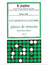 Elisabeth-Claude Jacquet de La Guerre Notenblätter Pièces de clavecin