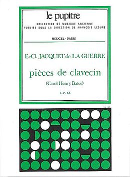 Elisabeth-Claude Jacquet de La Guerre Notenblätter Pièces de clavecin