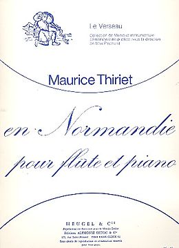 Maurice Thiriet Notenblätter En Normandie