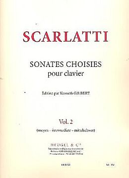 Domenico Scarlatti Notenblätter Sonates choisies vol.2