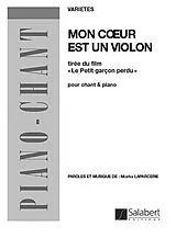 Miarka Laparcerie Notenblätter Mon coeur est un violonpour