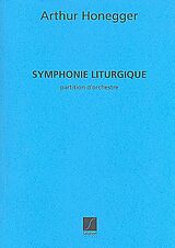Arthur Honegger Notenblätter Symphonie liturgique (no.3)