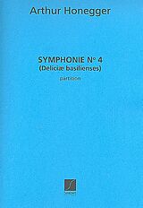 Arthur Honegger Notenblätter Symphonie no.4