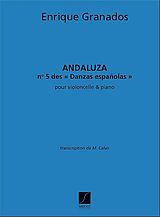 Enrique Granados Notenblätter Andaluza Danza espanola no.5 pour