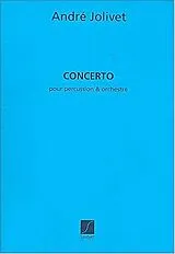 André Jolivet Notenblätter Concerto pour percussion et orchestre