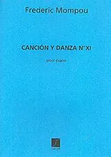 Federico Mompou y Dencausse Notenblätter Cancion y danca no.11