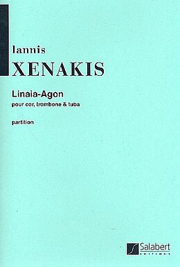 Yannis Xenakis Notenblätter Linaia-agon pour tuba ou cor en fa