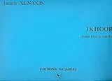 Yannis Xenakis Notenblätter Ikhoor pour violon, alto et violoncelle