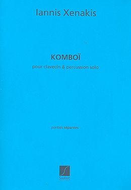 Yannis Xenakis Notenblätter Komboi pour clavecin et