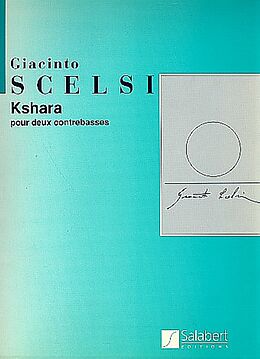 Giacinto Scelsi Notenblätter Kshara