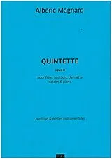 Albéric Magnard Notenblätter Quintette Re mineur op.8