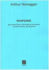 Arthur Honegger Notenblätter Rapsodie