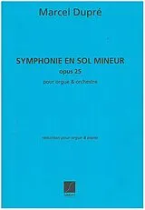 Marcel Dupré Notenblätter SYMPHONIE SOL MINEUR OP.25 REDUCTION