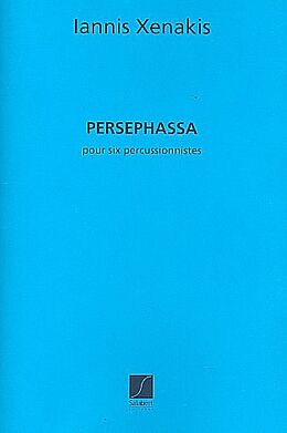 Yannis Xenakis Notenblätter Persephassa pour 6 percussionnistes