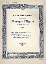 Ernst Amédée Chausson Notenblätter Pater noster qui es in coelis