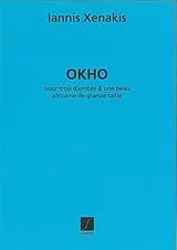 Yannis Xenakis Notenblätter Okho pour 3 djembes et une peau africaine