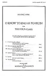 Irving Gifford Fine Notenblätter O know to end as to begin