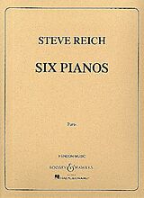 Steve Reich Notenblätter Six Pianos