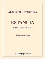 Alberto Ginastera Notenblätter Estancia op. 8
